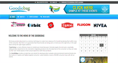 Desktop Screenshot of goodiebag.co.za