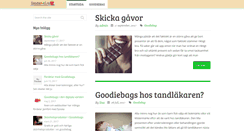 Desktop Screenshot of goodiebag.nu